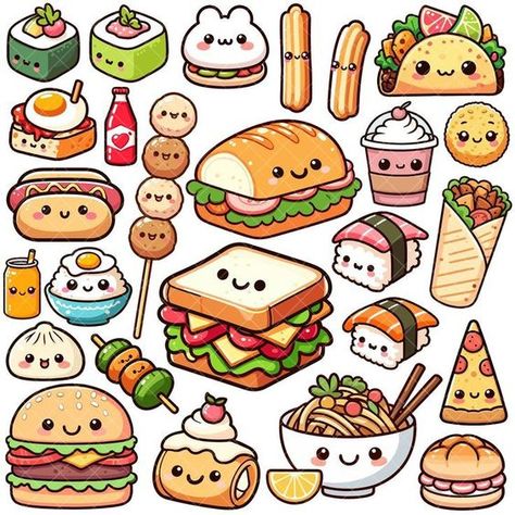 Yumi snacks 🍬🍣🍟 Sticker #sticker Stickers #stickers freesticker #freesticker freestickers #freestickers free download sticker #freedownloadsticker 4.35 Interior Design Clipart, Christmas Border Design, Aesthetic Clipart, Floral Design Drawing, Kawaii Clipart, Halloween Wallpaper Cute, Sticker Design Inspiration, Vector Art Design, Cartoon Food