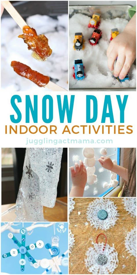 Snowday Activities For Kids, Snow Day Projects For Kids, Fun Snow Day Activities For Kids, Snow Day Fun, Snow Day Crafts For Kids, Snow Activities For Toddlers, Snow Day Crafts, Snow Day Activities For Kids, Snowday Activities