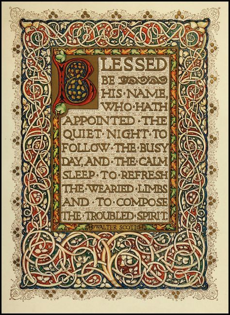 Old manuscript Illustrated Manuscript, Blessed Be, Illumination Art, Book Of Kells, Book Of Hours, Beautiful Calligraphy, Pay It Forward, Medieval Manuscript, Illuminated Letters