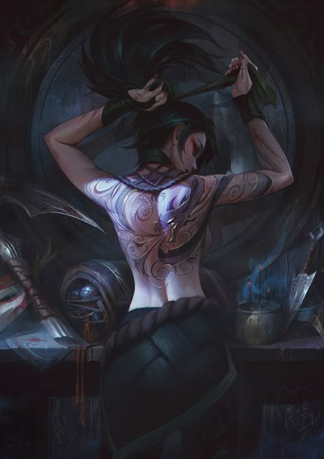 League Of Legends Art, Akali Lol, Zed League Of Legends, Legend Drawing, Akali League Of Legends, Champions League Of Legends, 3d Karakter, Lol Champions, League Of Legends Memes