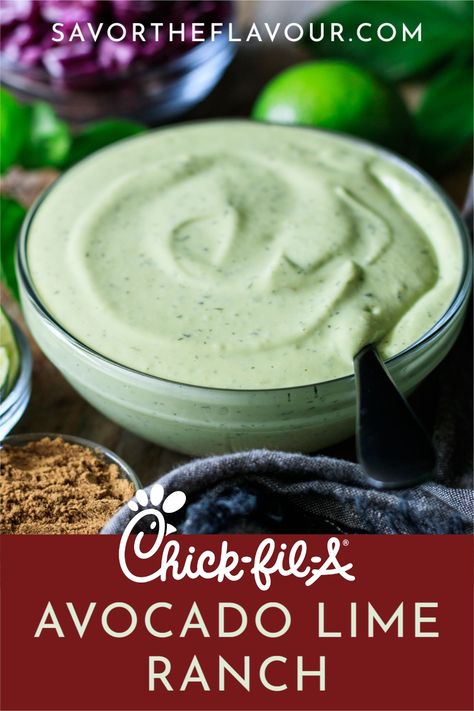 Avocado And Lime Dressing, Healthy Avocado Ranch Dressing, Avocado Lime Dressing Vegan, Recipe With Avocado Easy, How To Use Up Ripe Avocados, Chik Fil A Avocado Lime Ranch, Chic Fil A Avocado Lime Ranch Dressing, Recipes Using Ripe Avocados, Avocado Lime Ranch Dressing Chick Fil A