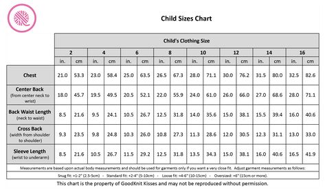 Child Sizes Chart | 5 Common Measurements for Kids 2-16! Kookie Crochet, Measurements For Kids, Dishcloth Patterns Free, Cast On Knitting, Beanie Knitting Patterns Free, Baby Cardigan Knitting Pattern Free, Beanie Knitting, Crochet Cardigan Pattern Free, Filet Crochet Charts