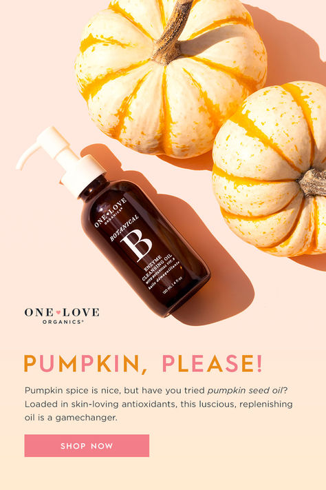 Move over, pumpkin spice! Discover the skin-nourishing power of pumpkin seed oil in One Love Organics’ Botanical B Cleansing Oil and Gardenia + Tea Body Serum. Packed with antioxidants, it’s a true skincare essential! #OneLoveOrganics #PumpkinSeedOil Oil For Skin, Pumpkin Seed Oil, Pumpkin Seed, Environmental Damage, Body Serum, Cleansing Oil, Oils For Skin, Pumpkin Seeds, Skin Care Essentials