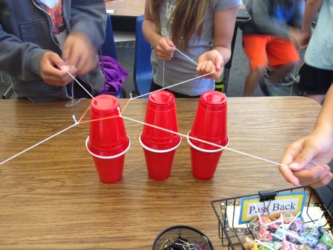 First Week Plans – mrjoyce180 Red Solo Cup, Cup Games, Team Building Games, Solo Cup, Games Ideas, Steam Activities, Building Games, Stem Challenges, Stem Projects