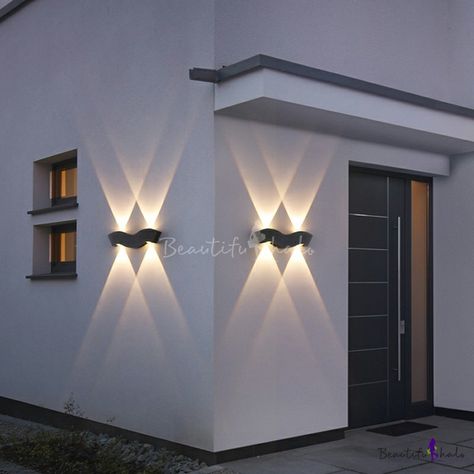 Light Home Decor, Modern Minimalist Bedroom, Chandeliers Lighting, Patio Fence, Porch Light, Waterproof Wall, Tv Wall Design, Indoor Wall Lights, Light Home