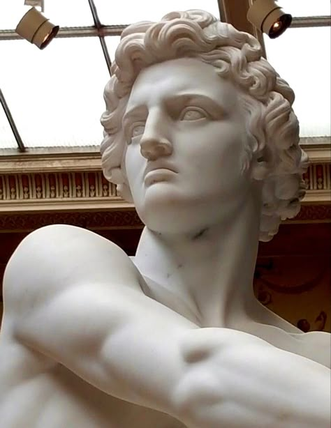 Alexander The Great Art Aesthetic, Alexander The Great Sculpture, Greek Statues Men, Greek Statue Side Profile, Classic Sculpture Male, Greek Man Statue, Greek Gods Drawings, Antinous Statues, Self Made Man Sculpture