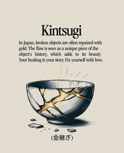 One philosophy that has inspired the publishing of our first poetry book "Back to Earth" is the Japanese concept of #kintsugi. Japanese Philosophy Books, Japanese Philosophy Quotes, Kintsugi Quote, Accepting Imperfection, Kintsugi Philosophy, Kintsugi Meaning, Kintsugi Aesthetic, Kintsugi Tattoo, Time Poetry