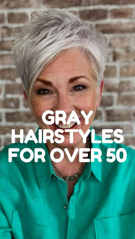 This compilation walks you through 50 charming youthful gray hairstylesall for ladies over 50. Haircut Gray Hair, Braids Blonde, Grey Hair Styles, Hair Job, Gray Hairstyles, Over 60 Hairstyles, Gray Hair Growing Out, Grey Hair Styles For Women, Spiked Hair