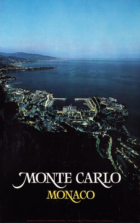 Lot 302: Original 1960s Monte Carlo Monaco Travel Poster - PosterConnection Inc. | AuctionZip Monte Carlo Wallpaper Iphone, Monaco Poster Vintage, Monte Carlo Poster, Monaco Poster, Monte Carlo Travel, Journey Poster, Emma Core, Monaco Travel, Monte Carlo Casino