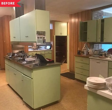 Updating 70s House, 1960s Ranch House Remodel, Mid Century Modern Kitchen Renovation, 1960s Interior Design, Mid Century Modern Makeover, 1960s Kitchen Remodel, 1960s Home Remodel, Mid Century Remodel, Home Remodel Before And After