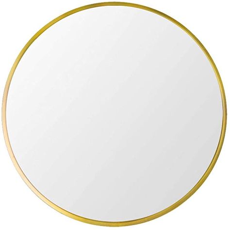 Wall Circle Mirror, Black Round Mirror, Living Room Vanity, Mirror For Living Room, Mirror For Wall, Room Vanity, Vanity Bedroom, Mirror Installation, Entryway Mirror