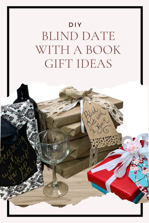 Diy Date With A Book, Blind Date With A Book Ideas Diy, How To Make Blind Date With A Book, How To Wrap A Blind Date Book, Blind Date With A Book Ideas Christmas, Diy Blind Date With A Book, How To Wrap Blind Date With A Book, How To Make A Blind Date With A Book, Blind Date Book Ideas