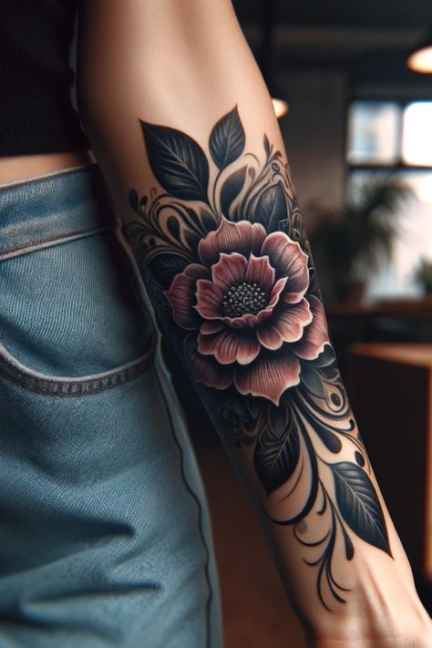 Bottom Half Arm Sleeve Tattoo, Rib Cage Cover Up Tattoos For Women, Hand To Arm Tattoo Women, Dope Tattoos For Women Arm, Ankle Cover Up Tattoos, Dark Tattoo Cover Up Ideas For Women, Divorce Tattoos For Women, Divorce Tattoo, Hand Tattoo Cover Up