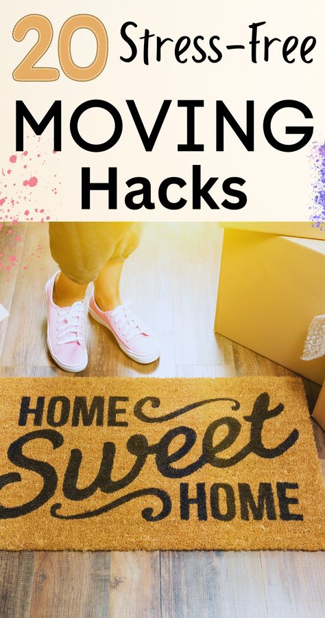 Need help moving? Here is an article packed with moving tips and hacks that will make moving easy. To make it even better, we have added a moving checklist so you make no mistakes. #movinghacks#movingoutchecklist#householdhacks##cleaninghacks#cleaning#organizinghacks Pre Move In Cleaning, Moving Hacks Packing Ideas, Packing Tricks Moving, Making Moving Easier, Moving Made Easy, How To Pack And Move Efficiently, How To Move Across The Country Budget, Tips On Moving And Packing, How To Prepare To Move