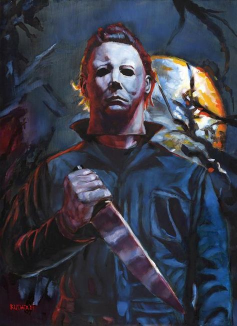 Michael Myers Tattoo, Michael Myers Art, Halloween Film, Slasher Film, Slasher Movies, Horror Artwork, Horror Movie Icons, The Boogeyman, Dark Artwork