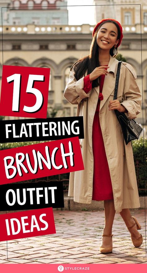 Sundays are the best – they are all about elaborate brunches and a lazy siesta afterwards. We all could use some outfit ideas. Here are 15 extremely flattering, chic, and pin-worthy outfits. #fashion #fashionable #outfits #brunch Brunch On A Boat Outfit, Sunday Brunch Outfit Autumn, New Year Brunch Outfit, Anniversary Brunch Outfit, Lunch With Family Outfit, Friends Lunch Outfit, Brunch In Nyc Outfit, Sunday Roast Outfit, Brunch Outfit Fall 2024