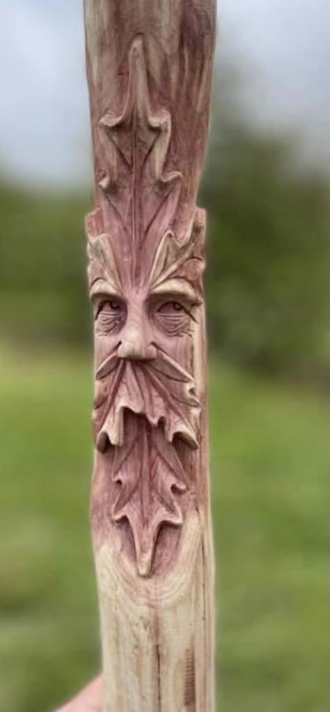 Widdle Wood Ideas Easy, Carving Walking Sticks Ideas, Wood Carving Walking Sticks, Wood Walking Sticks, Carved Walking Sticks Ideas, Hand Carved Walking Sticks Sticks And Canes, Walking Stick Carving Patterns, Walking Stick Carving Ideas, Hand Carved Walking Sticks Design