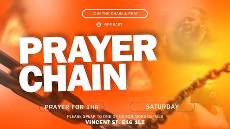 RPF Church Flyer Design - Prayer Chain flyer design. Message me on instagram: @rhaseadesigns.com to inquire about any designs or hiring. Prayer Chain, Church Flyer Design, Church Graphic Design, Church Flyer, Flyer Design, Message Me, Graphic Design, Instagram Photos, Photo And Video