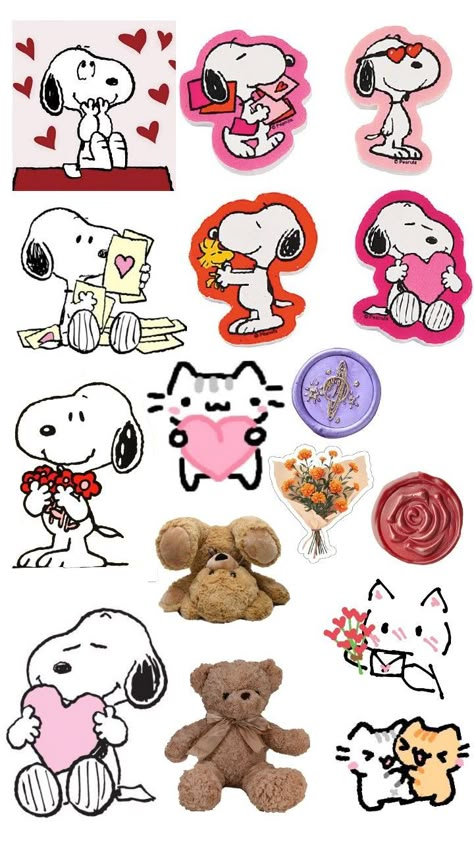 💖💓 Ideas Para Una Carta, Carta Aesthetic, Snoopy Stickers, Stickers Bonitos, Diy Phone Case Design, College Stickers, Bullet Journal Notes, Snoopy Images, Creative Gifts For Boyfriend