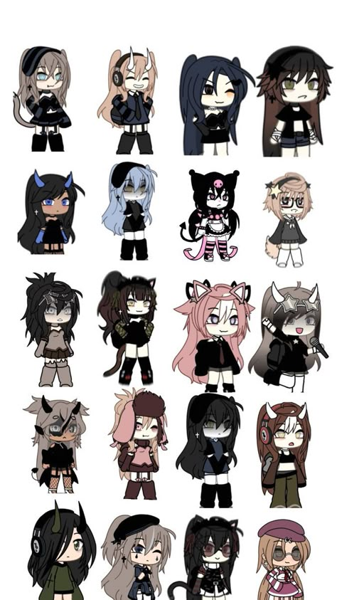 Gacha Life Sleep Outfits, Gacha Base Poses, Gacha Base Poses Cute, Gacha Base, Gacha Life Outfit, Gacha Outfit Ideas, Gacha Life Outfits, Gacha Life Oc, Gacha Oc Ideas