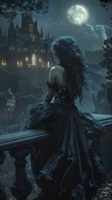 Demon Princess Aesthetic, Vampire Women Aesthetic, Gothic Princess Art, Gothic Royalty Aesthetic, Punk Princess Aesthetic, Dark Goddess Aesthetic, Black Vampire Aesthetic, Dark Fairytale Aesthetic, Gothic Fairytale