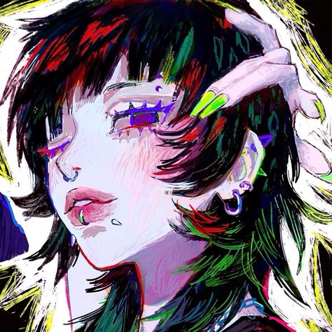 Colorful Profile Picture, A I Art, Colorful Artstyle, Things I Like, Pretty Profile Pictures, Pfps For Boys, Cool Illustration Art, Pretty Boy Art, Colorful Pfps