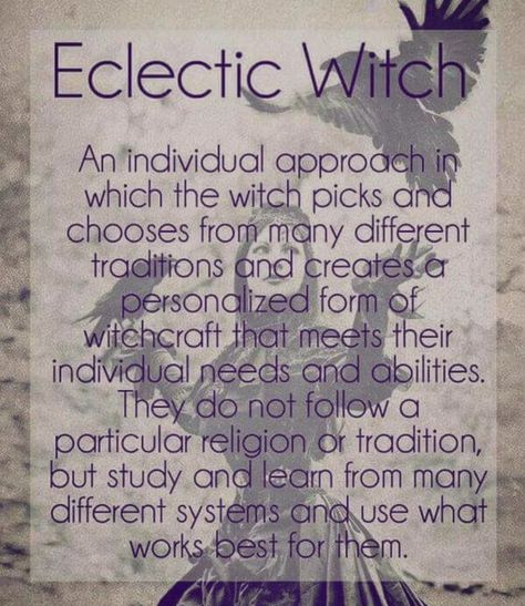 Eclectic Witch. it really makes sense, cause you should be you unique to the core.. Witch Board, Wiccan Magic, Which Witch, Grimoire Book, Witchy Tips, Wiccan Witch, Eclectic Witch, Wiccan Spell Book, Magick Spells