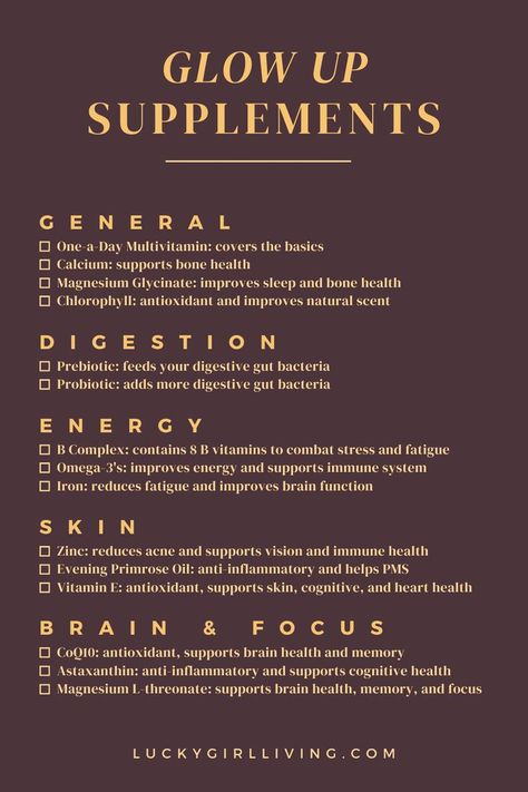 From clearer skin to better sleep to improved memory, vitamins and supplements can improve your life in a variety of ways by filling nutritional holes in your diet. We’ve done our research and put together a list of some of the best supplements for women to make this year’s transformation start from the inside out! Best Supplements For Women, Better Memory, Skin Vitamins, Brain Supplements, Women Supplements, Vitamins And Supplements, Improve Brain Function, Improve Energy, Natural Cold Remedies