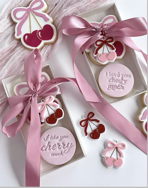 Cherry Valentines Party, Coquette First Birthday, Cherry Birthday, Cherry Party, Cherry Theme, 29th Birthday, 카드 디자인, 25th Birthday, Theme Party Decorations