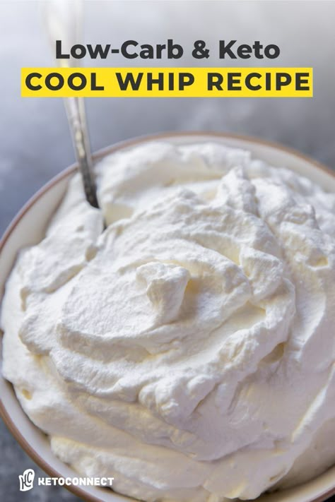 Keto Fluff Dessert With Pudding, Keto Cool Whip, Cool Whip Recipes, Homemade Cool Whip, Whip Recipes, Recipes With Cool Whip, Keto Pudding, Keto Whipped Cream, Whipped Cream Desserts