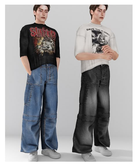 Sims 4 Mens Streetwear, Sims 4 Cc Clothes Set Male, Sims Y2k Cc Male, Sims 4 Survival Clothes, Men Sims Cc Clothes, Sims 4 Cc Clothes Alpha Male, Sims 4 Baggy Pants Male, Sims 4 Cc 90s Clothes Male, Sims 4 Cc Tshirt Men