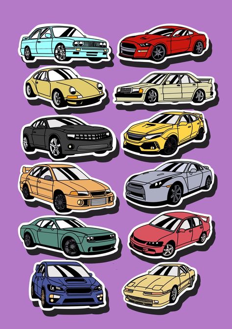 Exploring the Pinnacle of Luxury Cars: A Comprehensive Review Ready To Print Stickers, Cool Car Stickers Ideas, Stickers Of Cars, Cool Stickers For Guys, Cars Stickers Printable, Car Stickers Printable, Car Collage, Cars Printable, Printables Stickers