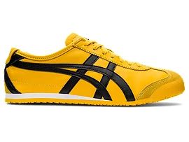 MEXICO 66, Yellow/Black Tiger Shoes, Tiger Mexico 66, Onitsuka Tiger Mexico 66, Mexico 66, Kill Bill, Nike Dunk High, Kaia Gerber, Yellow Shoes, Onitsuka Tiger