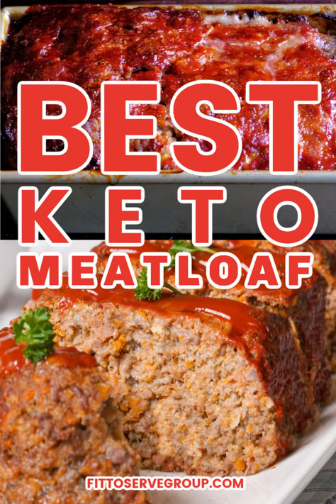 Gluten-Free Meatloaf (Keto) Best Keto Meatloaf, Lamb Meals, Gluten Free Meatloaf Recipe, Pork Meatloaf, Keto List, Gluten Free Meatloaf, Keto Meatloaf, Low Carb Meatloaf, Keto Meat