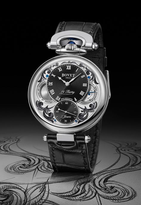 Bovet Unveils New 19Thirty Models with Fleurisanne Engraving | WatchTime - USA's No.1 Watch Magazine Bovet Watch, Used Rolex, Inexpensive Jewelry, Trendy Watches, Expensive Watches, Best Watches For Men, Stylish Watches, Rolex Daytona, Men's Watches