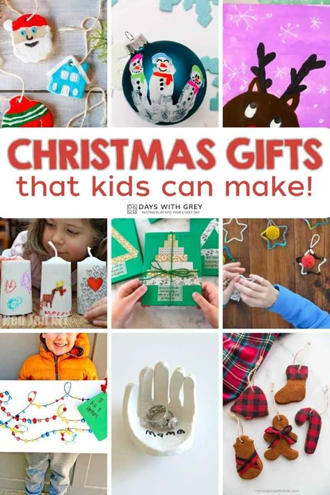 Diy Christmas Gifts Toddler, Parents Christmas Gift Ideas From Kids Homemade, Toddler Craft Christmas Gift, Homemade Christmas Gifts For Kids To Do, Kids Gifts To Parents For Christmas, Toddler Craft Ideas For Christmas Gift For Grandparents, Kids Christmas Gift For Parents, Toddler Xmas Crafts Gift Ideas, Diy Preschool Christmas Gifts