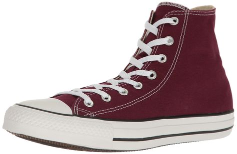 Cherry Converse, Converse Rouge, Dark Red Converse, Converse Store, Shoes From Amazon, Galaxy Converse, Galaxy Vans, Converse Chucks, Converse Red