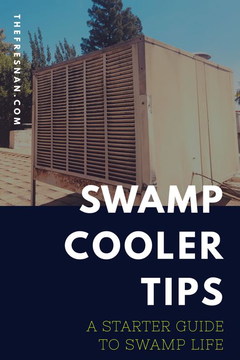 Cooler Tricks, Swamp Coolers, Swamp Cooler, Evaporative Cooler, Cool Bugs, Dry Heat, Electronics Mini Projects, Hot Days, New Apartment