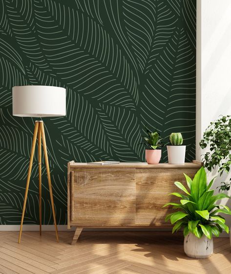 Green accent walls