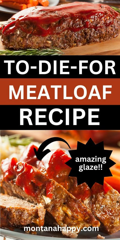 If you're looking for the absolute best recipe for meatloaf, you've found it! This recipe is absolutely amazing!! It's so easy to make too. / Meatloaf Recipes Easy / Meatloaf Recipes Best / Easy Meatloaf Recipe / Easy Dinner Ideas / Delicious Food / Dinner Recipes for Family / Recipes with Ground Beef / Beef Recipes for Dinner / Beef Recipes for Dinner Main Dishes / Easy Family Recipes Meatloaf Recipes Best, Best Easy Meatloaf, Recipe For Meatloaf, Meatloaf Recipes Easy, The Best Meatloaf Recipe, Ground Beef Meatloaf, Tasty Meatloaf Recipe, Beef Meatloaf Recipes, Best Meatloaf Recipe