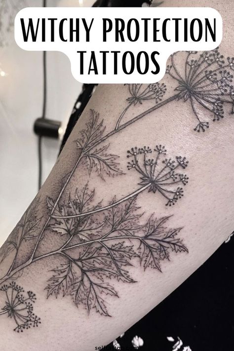 Many people who identify as pagans, Wiccans, or witches often do certain rituals to protect themselves and their spaces from negative energy. You can take this idea further and give yourself 24/7 protection wherever you are by getting a protection tattoo. A witchy-themed protection tattoo can take many forms, from flowers and specific tarot cards to ancient runes from the Norse religion. Protection Tattoos, Witchy Protection, Self Tattoo, Tattoos Flowers, Protection Tattoo, Masculine Tattoos, Ancient Runes, Norse Runes, Runes