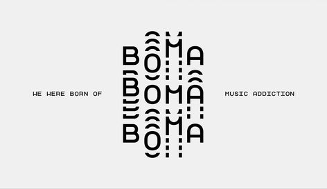 New Logo and Identity for BOMA by Papanapa  #fashionphotographer #fashionphotography #trendy #womensfashion #fashiondesigner #couture #trends #fashionindustry #mua #makeupforever Liz Phair, Sound Logo, Logos Photography, Kevin Parker, Museum Logo, Music Logo Design, Jenny Lewis, Vampire Weekend, Logo And Identity