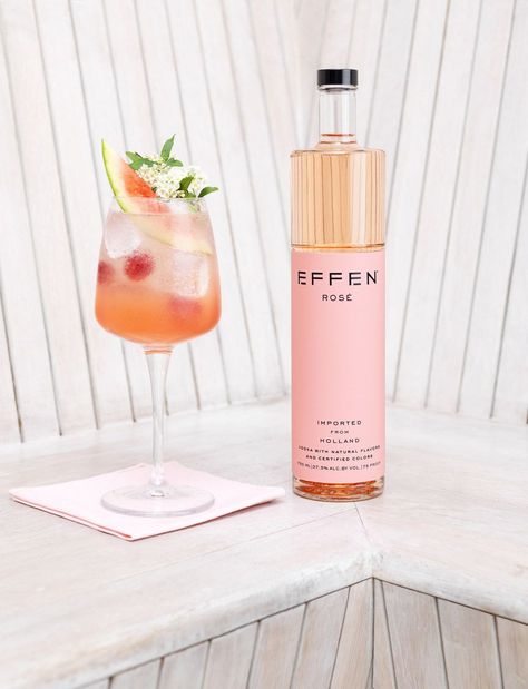 Effen Released Its Own Rosé Vodka And It’s The Ultimate Spring Spirit Delish Vodka Day, National Vodka Day, Effen Vodka, Yuzu Citrus, Summer Drink Cocktails, Best Summer Cocktails, Drinks To Try, Citrus Vodka, Aromatic Bitters