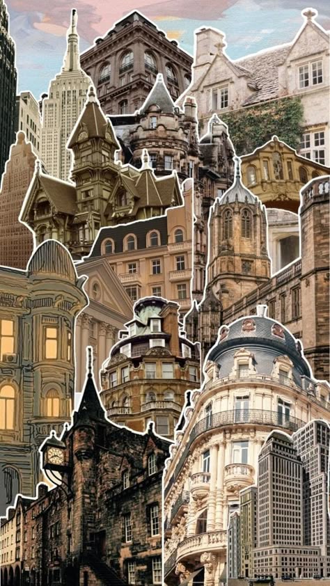 Calling Aesthetic, Big Ben Aesthetic, Ben Aesthetic, D Aesthetic, Building Wallpaper, Ed Wallpaper, Newspaper Collage, City Collage, Moodboard Collage