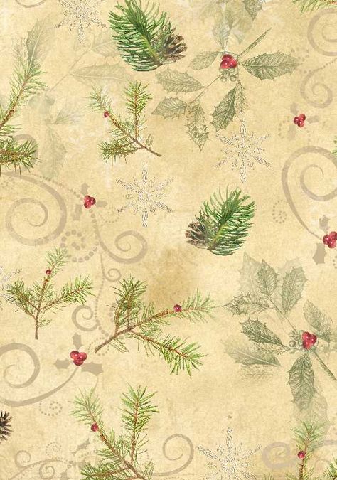 Images Noêl Vintages, Printable Background, Christmas Scrapbook Paper, Papel Vintage, Christmas Papers, Christmas Backgrounds, Vintage Papers, Vintage Christmas Images, Birthday Scrapbook