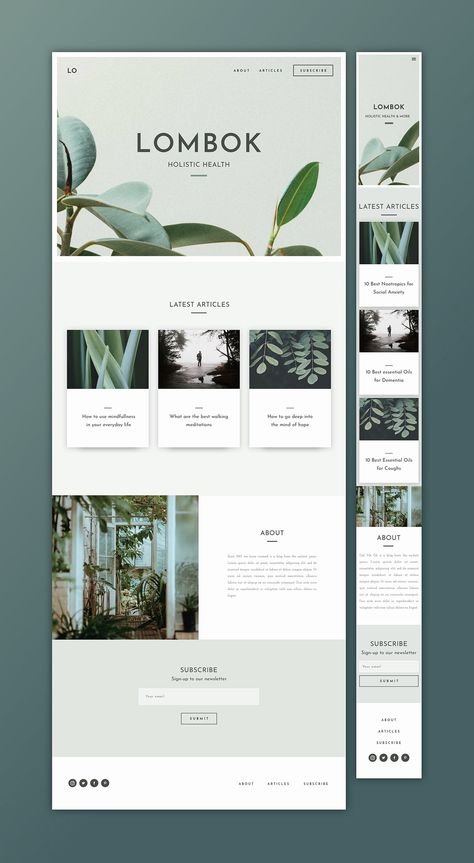 Lombok Website on Behance 블로그 디자인, Interaktives Design, Blog Layout Design, Layout Web, Design Sites, Ui Ux 디자인, Website Design Inspiration Layout, Blog Design Inspiration, Desain Ui