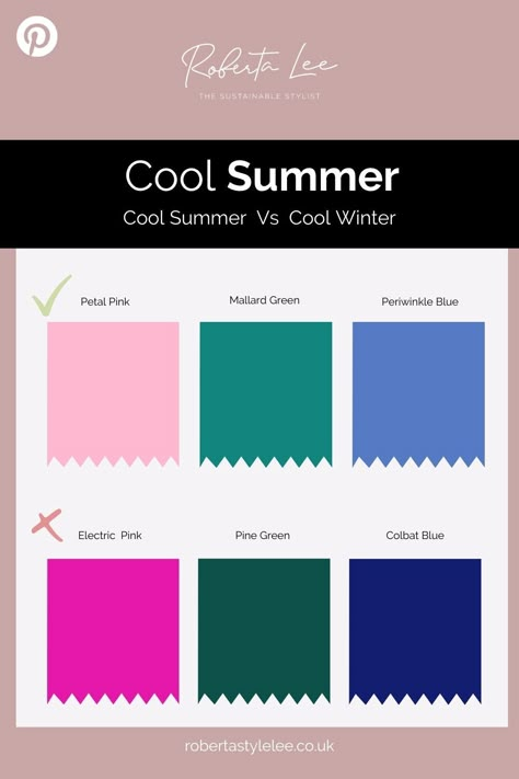 Summer Colour Analysis, Color Analysis Summer, Summer Skin Tone, Cool Summer Palette, Soft Summer Color Palette, Soft Summer Colors, Colour Analysis, True Summer, Warm And Cool Colors