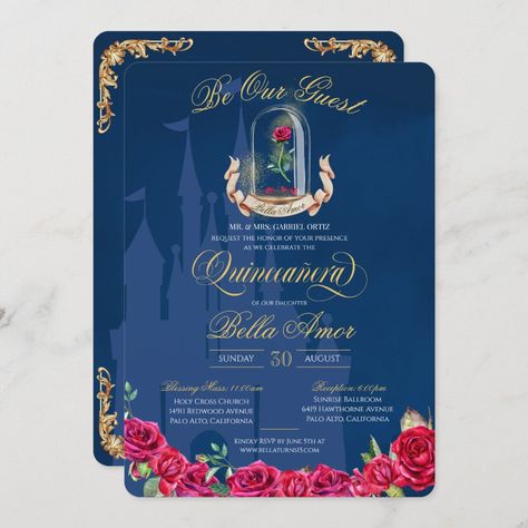 Beauty and the beast wedding theme