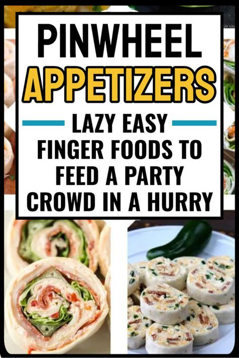 Easy appetizer recipes - pinwheel appetizers - Simple cheap snacks and easy finger food for party events! Make ahead cold appetizers for a crowd, Thanksgiving potluck, Fall football or Super Bowl, Christmas parties, birthday party celebrations, baby shower, summer BBQ cookouts, Halloween or party snacks for adults! Easy shareable snacks for party food tables or platters all travel well too! Mess Free Appetizers, Savory Party Appetizers Easy, Appetizer Snacks For Party Easy, Finger Food For Work Party, Six Sisters Appetizers, Snack Food For A Crowd, Birthday Appetizers Finger Foods, Snacks To Make For A Party, Snacks For Get Togethers