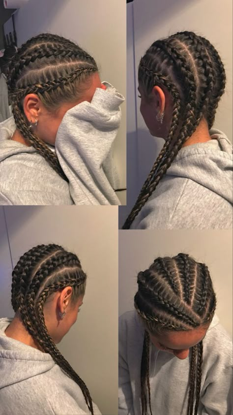 Braided Cornrow Hairstyles, Curly Hair Styles Easy, Hairdos For Curly Hair, Pretty Braided Hairstyles, Hair Stylies, Natural Hair Braids, Hoco Hair Ideas, Cornrow Hairstyles, Hairdo For Long Hair